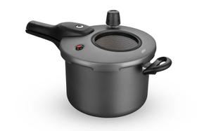 Panela De Pressao Superior Fech. Externo 4,5L Mta Grafite 6600 Panela De Pressao Superior Fech. Externo 4,5L Mta Grafite 6600