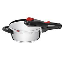 Panela de Pressão Tramontina Solar em Aço Inox Fundo Triplo com 5 Dispositivos de Segurança 22 cm 3 L Panela de Pressão Tramontina Solar em Aço Inox Fundo Triplo com 5 Dispositivos de Segurança 22 cm 3 L