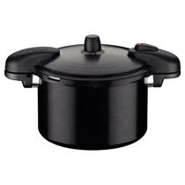 Panela de Pressão Tramontina Valência Black 7 L 24 cm em Alumínio com Revestimento Cerâmico Panela de Pressão Tramontina Valência Black 7 L 24 cm em Alumínio com Revestimento Cerâmico