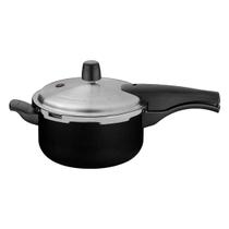 Panela de Pressão Tramontina Vancouver Alumínio Antiaderente Starflon Max Preto 20 cm 3 L Panela de Pressão Tramontina Vancouver Alumínio Antiaderente Starflon Max Preto 20 cm 3 L
