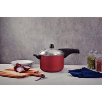 Panela de Pressão Vancouver Effect Antiaderente Starflon Vermelho 20cm 4,5 L Tramontina