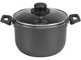 Panela de Pudim Multiflon Antiaderente - de Alumínio Cinza 24cm 6,5L Gourmet 54224