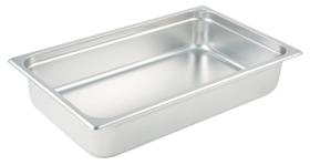 Panela de vapor Winco Anti-Jamming em aço inoxidável de 4 polegadas em tamanho real Panela de vapor Winco Anti-Jamming em aço inoxidável de 4 polegadas em tamanho real