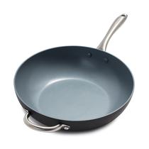 Panela de Wok GreenPan Lima, anodizada dura, cerâmica saudável, 32 cm Panela de Wok GreenPan Lima, anodizada dura, cerâmica saudável, 32 cm