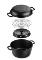 Panela Defumação 5 Litros ( Caçarola e Frigideira) Panela Mineira Panela Defumação 5 Litros ( Caçarola e Frigideira) Panela Mineira
