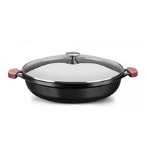 Panela Disco Alto em Ferro Fundido Preto 36cm 6,9L 8343 MTA Panela Disco Alto em Ferro Fundido Preto 36cm 6,9L 8343 MTA