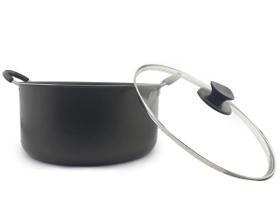 Panela Dona Chefa Caçarola Grande Família Anti Aderente 30cm com Tampa de Vidro Panela Dona Chefa Caçarola Grande Família Anti Aderente 30cm com Tampa de Vidro