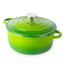 Panela Dutch Oven Nuovva 3,1 qt 22 cm esmaltada verde Panela Dutch Oven Nuovva 3,1 qt 22 cm esmaltada verde