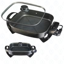 Panela Elétrica Antiaderente Preta Mangiare - Agratto - 220v e 127v