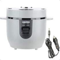 Panela Elétrica Arroz 24v 2l Camping Caminhão Motorhome Van Cinza 24v Panela Elétrica Arroz 24v 2l Camping Caminhão Motorhome Van Cinza 24v