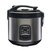 Panela Elétrica Arroz e Legumes Inox 6 Xícaras 220v Visor de Vidro Agratto PAI6X