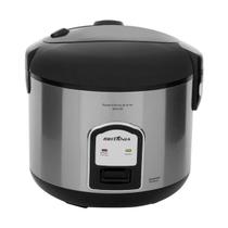 Panela Elétrica Arrozeira Britânia BPA10PI 10 Xícaras Preto/Inox Função Refogar