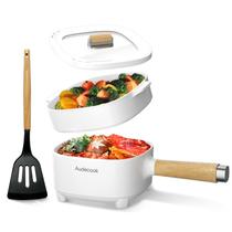 Panela elétrica Audecook 2L com frigideira antiaderente 20cm
