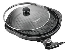 Panela Elétrica Best Maxi Grill 30cm Antiaderente Cor Preto 127V Panela Elétrica Best Maxi Grill 30cm Antiaderente Cor Preto 127V