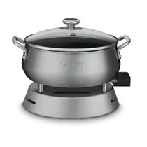 Panela Elétrica com Acessórios para Fondue Inox 220V Prata Cuisinart - CFO-50CBBRB Panela Elétrica com Acessórios para Fondue Inox 220V Prata Cuisinart - CFO-50CBBRB