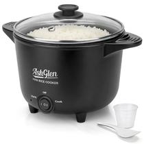 Panela Elétrica de Arroz AshGlen Mini 4 Xícaras com Revestimento Cerâmico e Duplo Modo Panela Elétrica de Arroz AshGlen Mini 4 Xícaras com Revestimento Cerâmico e Duplo Modo