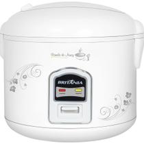 Panela eletrica de arroz britania 5 xicaras 1.2l - branca 127v