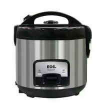 Panela Elétrica de Arroz Eos 10 Xícaras 1,8L Tampa de Vidro e Função Aquecer