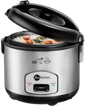 Panela eletrica de arroz fun kitchen faz 6 xicaras 500w 220v inox Panela eletrica de arroz fun kitchen faz 6 xicaras 500w 220v inox