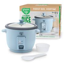 Panela Elétrica de Arroz GreenLife 3 Xícaras Cerâmica Antiaderente Azul Panela Elétrica de Arroz GreenLife 3 Xícaras Cerâmica Antiaderente Azul