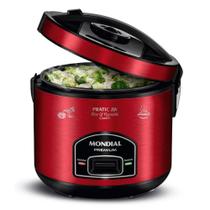 Panela Elétrica de Arroz Mondial Pratic 10i Premium Vermelho/Inox 700W 127V - PE-46-10X