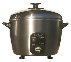 Panela Elétrica de Arroz SPT SC-886 Aço Inoxidável 3 Xícaras