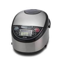Panela Elétrica de Arroz Tiger JAX-T10U-K 5,5 Copos Micom em Aço Inoxidável Panela Elétrica de Arroz Tiger JAX-T10U-K 5,5 Copos Micom em Aço Inoxidável