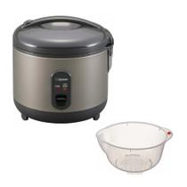 Panela Elétrica de Arroz Zojirushi 5,5 Xícaras Cinza Metálico Kit