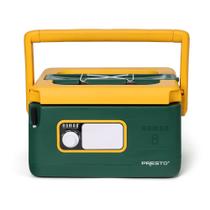 Panela elétrica de cozimento lento Presto 06019 7,6 L com tampa com trava, verde/dourado Panela elétrica de cozimento lento Presto 06019 7,6 L com tampa com trava, verde/dourado