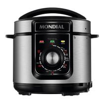 Panela Eletrica de Pressão Mondial 5 Litros 900W 10 Funções Timer e Válvula Dupla Pratic Cook