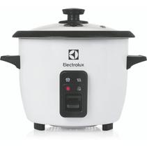 Panela Elétrica Electrolux vapor arroz capacidade 1,3L 7 xícaras manter aquecido panela removível antiaderente tampa vidro RCB50 branca por Rita Lobo