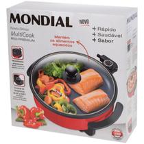 Panela Elétrica Grill 220v Mondial Frigideira Sem Óleo PE28 Panela Elétrica Grill 220v Mondial Frigideira Sem Óleo PE28