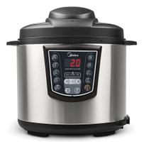 Panela Elétrica Midea Ppa71 Inox 6l Digital 1000w Inox e preto 127v 60 Hz Panela Elétrica Midea Ppa71 Inox 6l Digital 1000w Inox e preto 127v 60 Hz