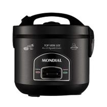 Panela Elétrica Mondial PE-30 10 Xícaras - Revestimento Antiaderente, Cozi Vapor, Preto/Inox Panela Elétrica Mondial PE-30 10 Xícaras - Revestimento Antiaderente, Cozi Vapor, Preto/Inox