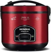 Panela Elétrica Mondial Pratic 10I PE4610X Vermelho/Inox 110V