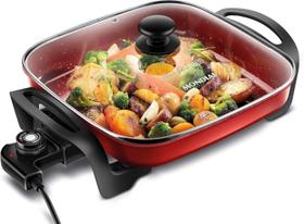 Panela eletrica multicook premium mondial preto 1200w pe-49-rc 220v