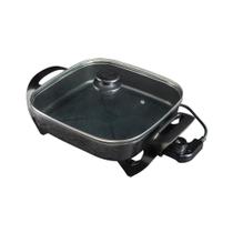 Panela Elétrica Multifuncional 30cm Grill Antiaderente Portátil Quadrada APEQ01 Agratto Panela Elétrica Multifuncional 30cm Grill Antiaderente Portátil Quadrada APEQ01 Agratto