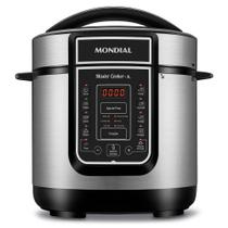 Panela Elétrica Pressão 220V Preto/Inox - Mondial