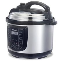 Panela Elétrica Pressão 5 Litros Digital 220V Multifuncional 900W Timer Feijão Sopa Amvox Aps050