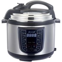 Panela Elétrica Pressão 5 Litros Digital Multifuncional 900W Timer Feijão Sopa Carne Amvox Aps050