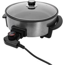 Panela Elétrica Redonda 1250W 30cm Mangiare Preta APER01I-01 Agratto 110V