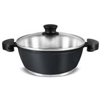 Panela em Alumínio Fundido 26 Tradicional Pro Tampa De Vidro Panela em Alumínio Fundido 26 Tradicional Pro Tampa De Vidro