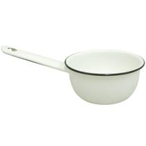 Panela Esmaltada Com Cabo papeiro Retro de esmalte 800ml