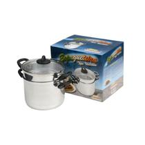 Panela espagueteira 2pçs- tpa vidro- c/ caixa