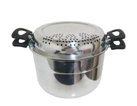 Panela Espagueteira Grande Profissional Com Escorredor 6L