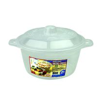 Panela Especial Para Microondas Com Tampa Plástico 2,6L Panela Especial Para Microondas Com Tampa Plástico 2,6L