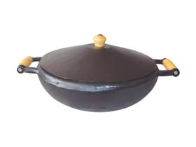 Panela Ferro Fundido Muqueca Pequena 2 Litros 37x28x11,5cm - Rig Fundidos