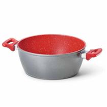 Panela Flavourstone Family Size 24cm Vermelha