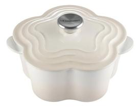 Panela Flower Decorada 20 Cm Meringue Le Creuset