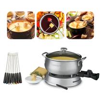 Panela Fondue Elétrica 127v Kit Gourmet Receitas Incríveis